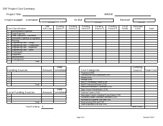 Srf Change Order Supplemental Information Form - Kentucky, Page 3