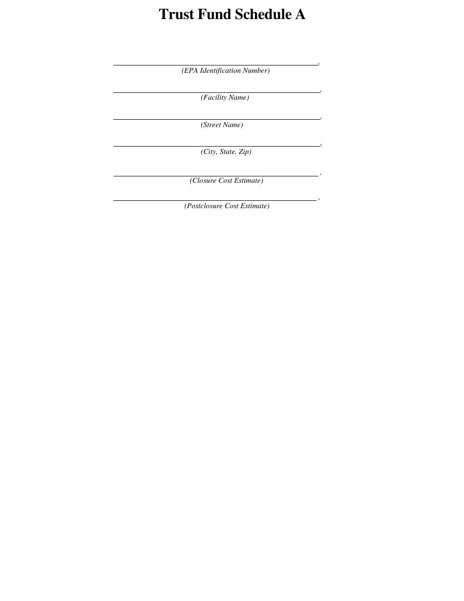 Trust Agreement for Closure and / or Postclosure Assurance - Kentucky, Page 6