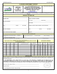 Form DEP8055 Closure Assessment Report - Kentucky
