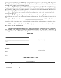 Form DEP-6035O Payment Bond to Demonstrate Liability Coverage - Kentucky, Page 4