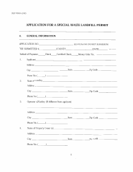 Form DEP7094A Application for a Special Waste Landfill Permit - Kentucky, Page 4