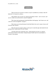 Form DEP6053-G Performance Agreement for Corrective Action - Kentucky, Page 2