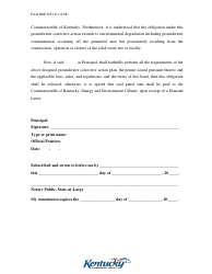 Form DEP6053-G Performance Agreement for Corrective Action - Kentucky, Page 4
