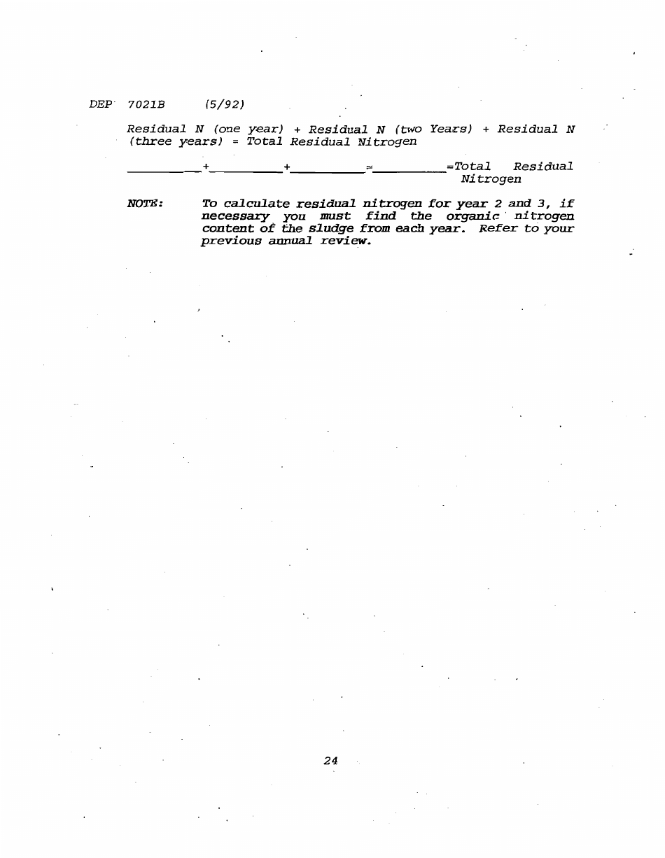 Form DEP7021B Application for a Special Waste Landfarming Facility Permit - Kentucky, Page 24