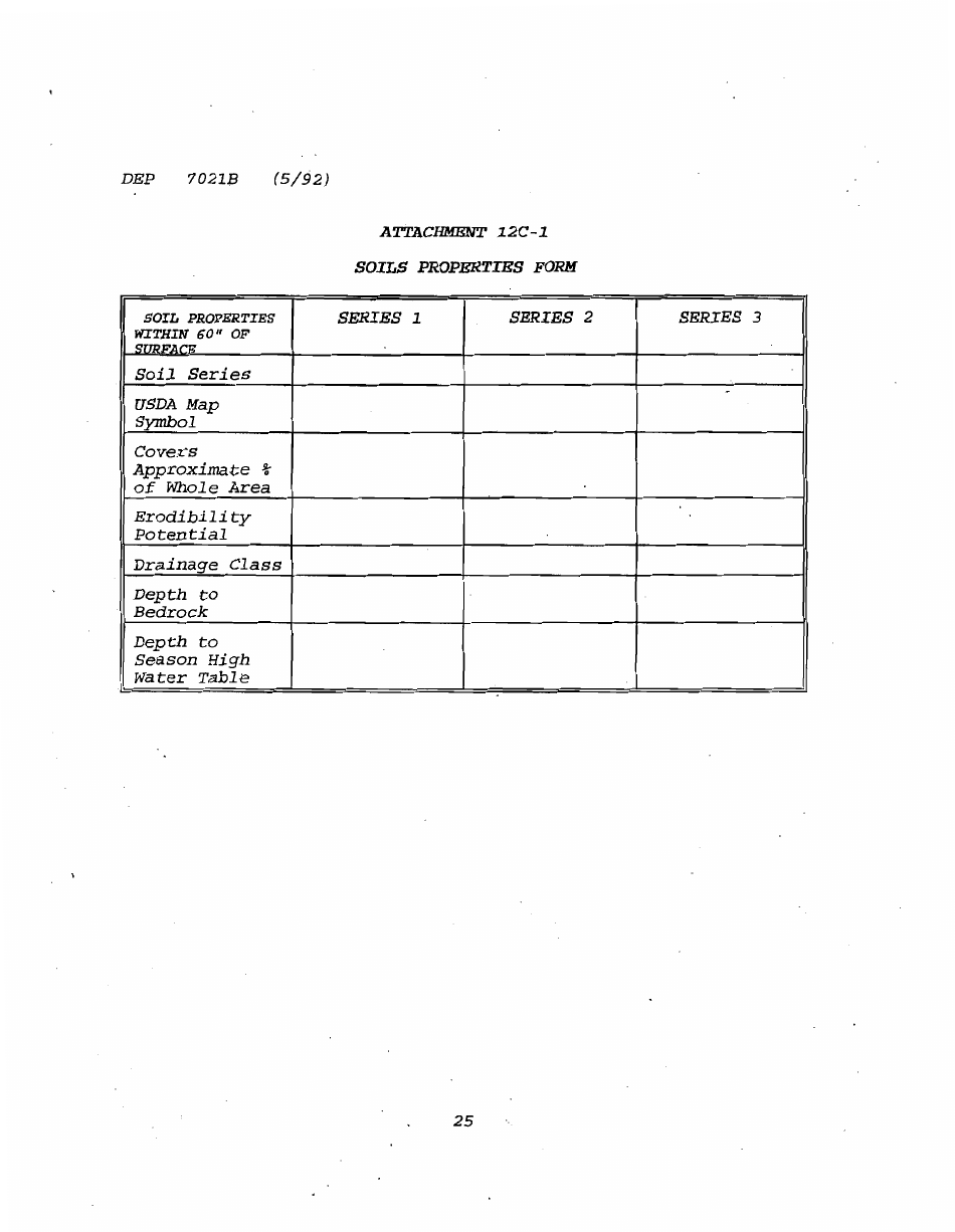Form DEP7021B Application for a Special Waste Landfarming Facility Permit - Kentucky, Page 25