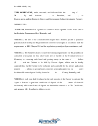 Form DEP6053-I Escrow Agreement for Corrective Action - Kentucky, Page 2