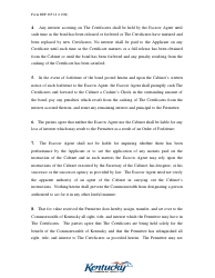 Form DEP6053-I Escrow Agreement for Corrective Action - Kentucky, Page 4