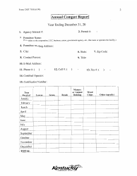 Form DEP7108 Annual Report for a Solid Waste Composting Facility - Kentucky, Page 2