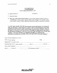 Form DEP7108 Annual Report for a Solid Waste Composting Facility - Kentucky, Page 6