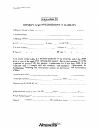 Form DEP7059-E Registration for a Registered Permit-By-Rule Class I Solid Waste Landfarm - Kentucky, Page 18