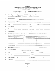 Form DEP7059-E Registration for a Registered Permit-By-Rule Class I Solid Waste Landfarm - Kentucky, Page 3