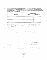 Form DEP7059-E Registration for a Registered Permit-By-Rule Class I Solid Waste Landfarm - Kentucky, Page 5