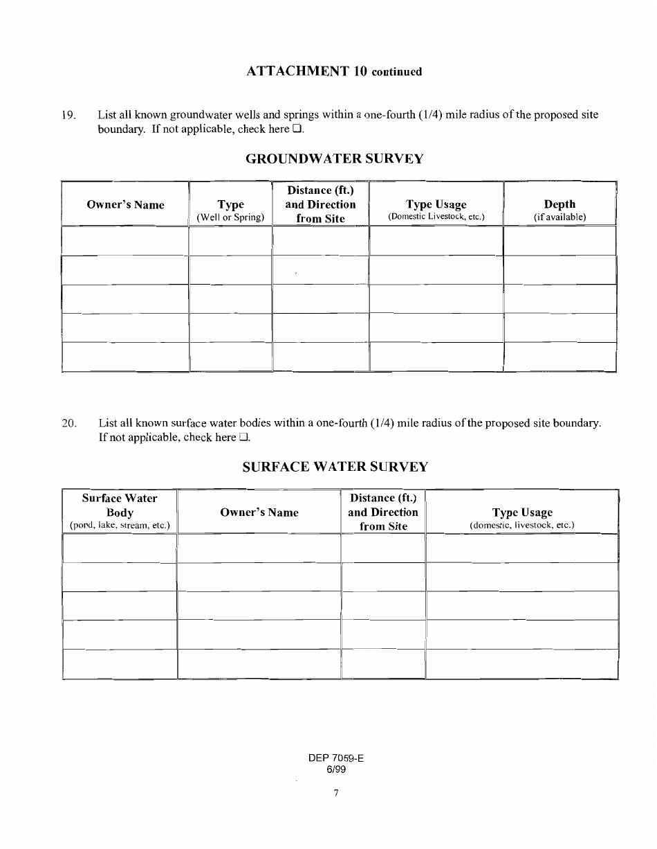 Form DEP7059-E Registration for a Registered Permit-By-Rule Class I Solid Waste Landfarm - Kentucky, Page 8