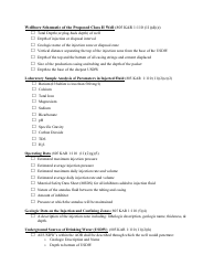 Appendix A Class II Permit Application Checklist - Kentucky, Page 2
