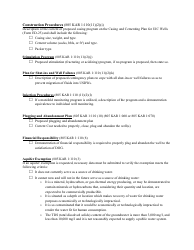 Appendix A Class II Permit Application Checklist - Kentucky, Page 3