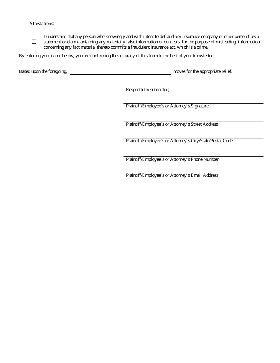 Application for Resolution of a Claim - Interlocutory Relief - Kentucky, Page 3