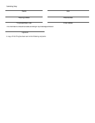 Form 112 Medical Dispute - Kentucky, Page 3