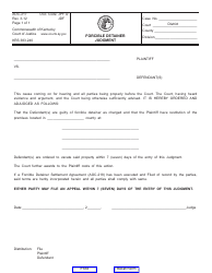 Document preview: Form AOC-217 Forcible Detainer Judgment - Kentucky