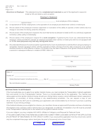 Form AOC-495.12 Application to Court Upon Conviction for Authorization to Apply for an Ignition Interlock License and Device - Kentucky, Page 2