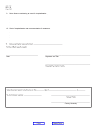 Form AOC-712 Certification of Qualified Mental Health Professional for 72 Hour Hospitalization - Kentucky, Page 3