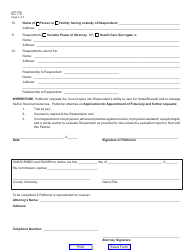 Form AOC-740 Petition to Determine if Disabled - Kentucky, Page 2