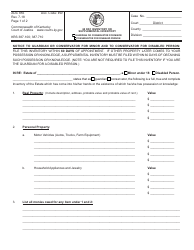 Form AOC855 &quot;60 Day Inventory or Supplemental Inventory - Guardian or Conservator for Minor/Conservator for Disabled Person&quot; - Kentucky