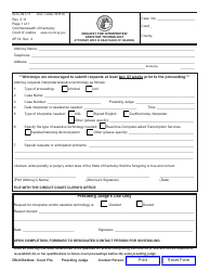 Document preview: Form AOC-INT-11 Request for Interpreter/ Assistive Technology Attorney Who Is Deaf/Hard of Hearing - Kentucky