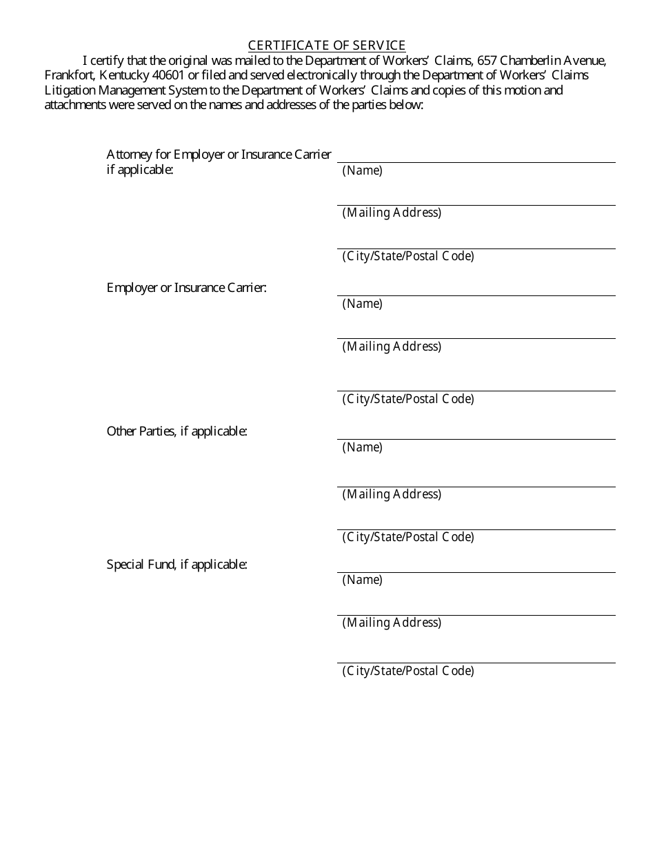 Form MTR Motion to Reopen - Kentucky, Page 3