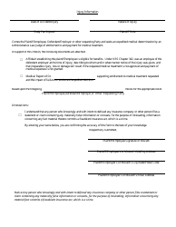 Form 120EX Request for Expedited Medical Determination - Kentucky, Page 2
