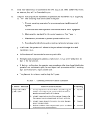 Existing Hard Chrome Electroplaters Final Rule Checklist - Louisiana, Page 3