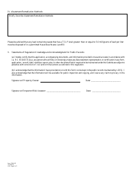 Lead Hazard Notification Form (Lhn) for Child-Occupied Facilities - Louisiana, Page 2