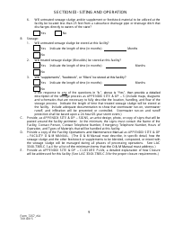 Form 7257 Notice of Intent for the Disposal of Sewage Sludge (Biosolids) in Permitted Landfills - Louisiana, Page 10