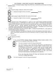 Form 7257 Notice of Intent for the Disposal of Sewage Sludge (Biosolids) in Permitted Landfills - Louisiana, Page 7