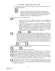 Form 7257 Notice of Intent for the Disposal of Sewage Sludge (Biosolids) in Permitted Landfills - Louisiana, Page 9