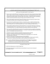 Application for Inclusion on the Louisiana Ust Response Action Contractors (Rac) List - Louisiana, Page 2