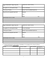Solid Waste Operator Certification Application Form - Louisiana, Page 4
