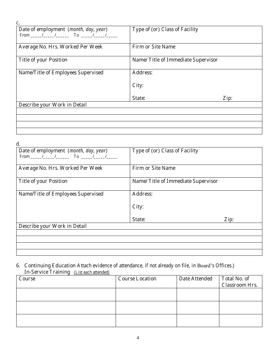 Louisiana Solid Waste Operator Certification Application Form - Fill ...