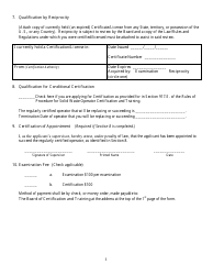 Solid Waste Operator Certification Application Form - Louisiana, Page 5