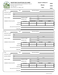 Document preview: Waste Tire Collection Log Sheet - Louisiana