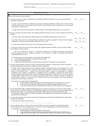 Form 1566 INDIVIDUAL Application for Individual Navigator License - Louisiana, Page 2