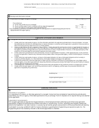 Form 1566 INDIVIDUAL Application for Individual Navigator License - Louisiana, Page 3