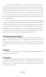 Louisiana Running Surface Water Use Cooperative Endeavor Agreement - Louisiana, Page 9