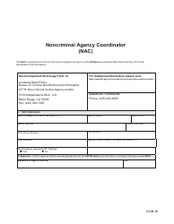 Document preview: Noncriminal Agency Coordinator (Nac) - Louisiana
