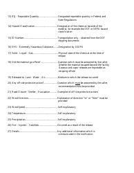 Uniform Hazardous Materials Reporting Form - Louisiana, Page 3