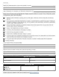 Form R-1031A Application to File Direct Marketer Sales Tax Return - Louisiana, Page 2