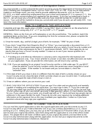 Form SS-5-FS Application for a Social Security Card, Page 3