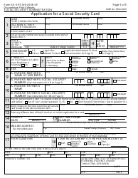 Form SS-5-FS Application for a Social Security Card, Page 5
