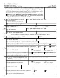 Form SSA-2-BK &quot;Application for Wife's or Husband's Insurance Benefits&quot;