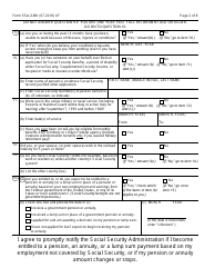 Form SSA-2-BK Application for Wife&#039;s or Husband&#039;s Insurance Benefits, Page 2