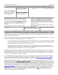 Form SSA-2-BK Application for Wife&#039;s or Husband&#039;s Insurance Benefits, Page 7
